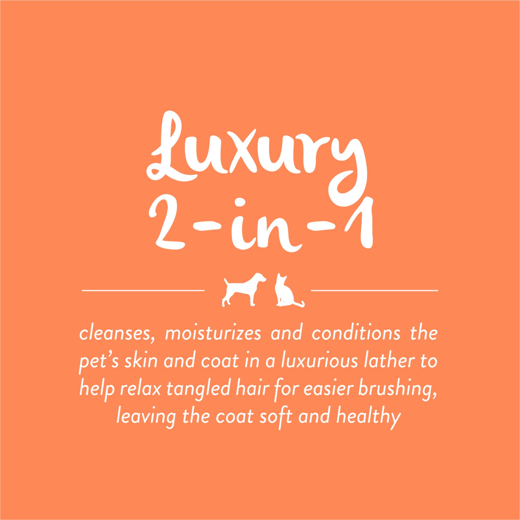 TropiClean Shampoo & Conditioner Papaya & Coconut Luxury 2-in-1 355ml