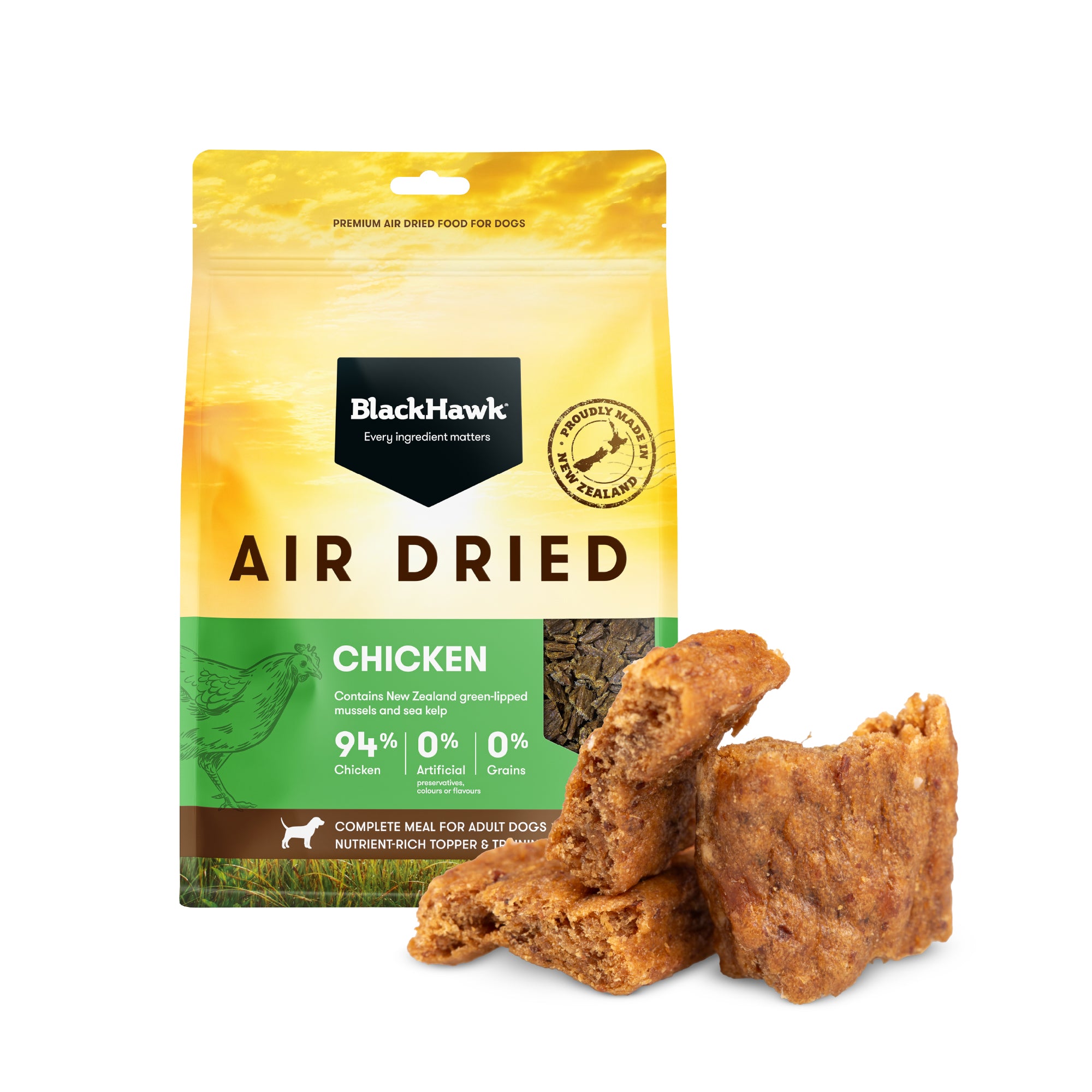 Black Hawk Air Dried Chicken Dry Dog Food