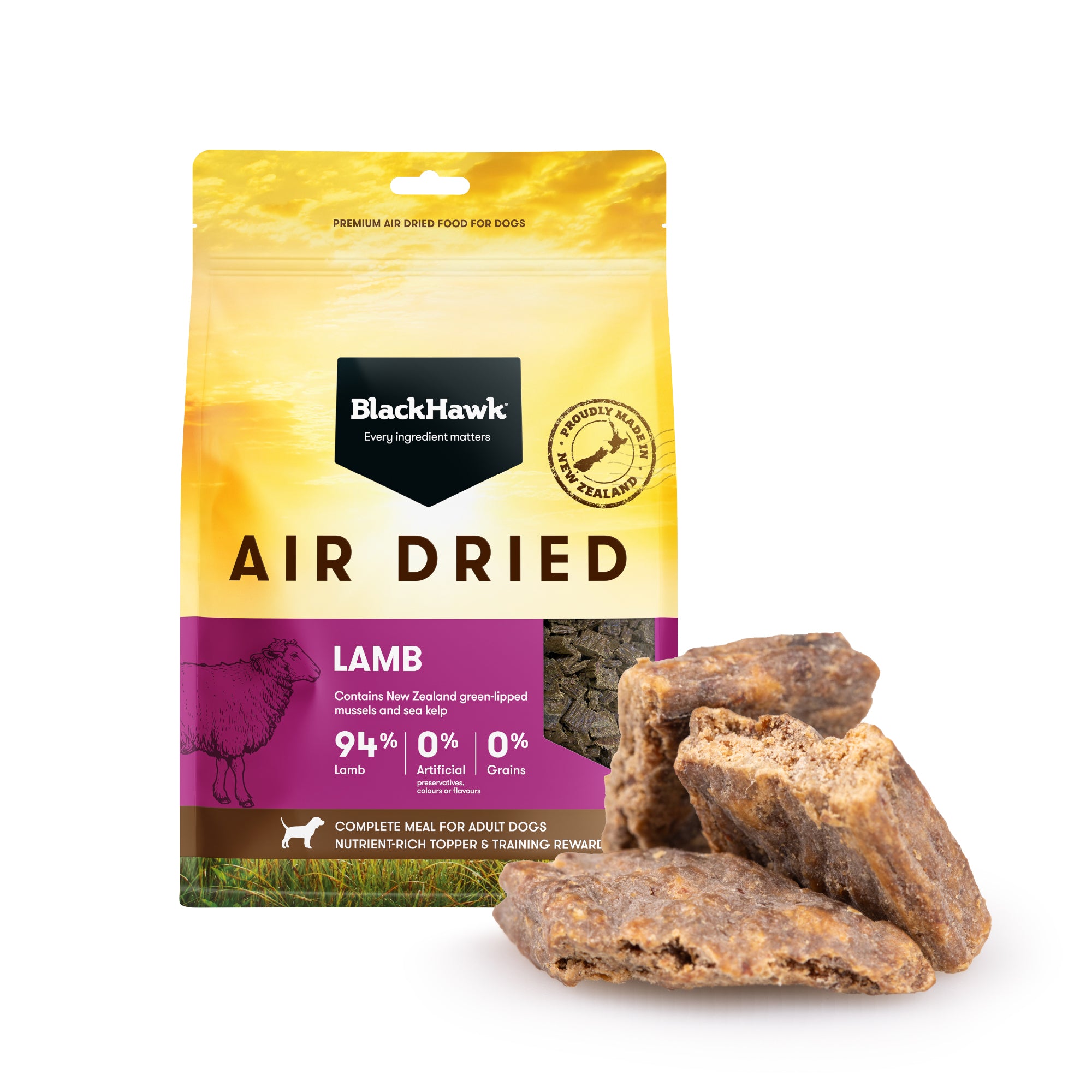 Black Hawk Air Dried Lamb Dry Dog Food
