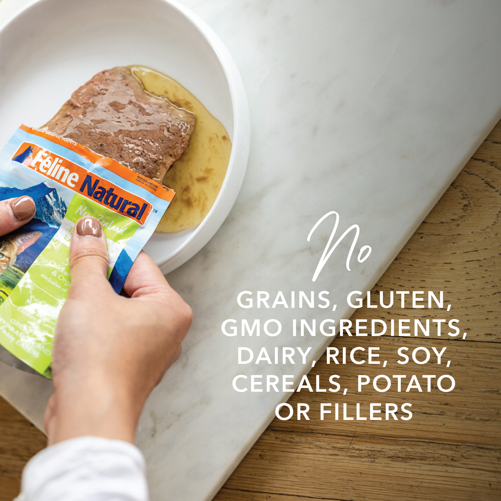 Feline Natural Grain Free Chicken & Lamb Feast Single Pouch 85g