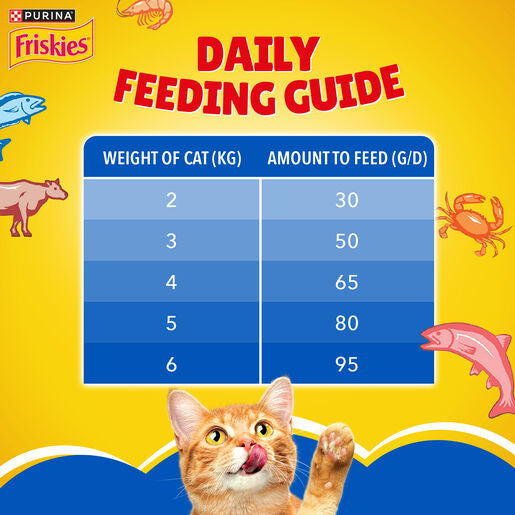 Friskies Seafood Sensations Adult Dry Cat Food 6kg