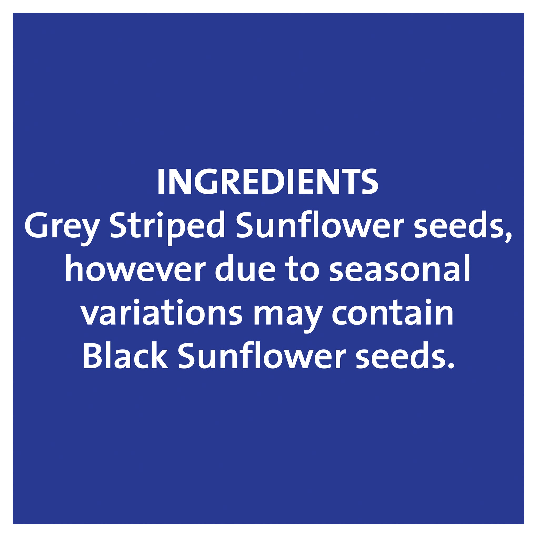 Harmony Sunflower Seed Mix 1.5kg