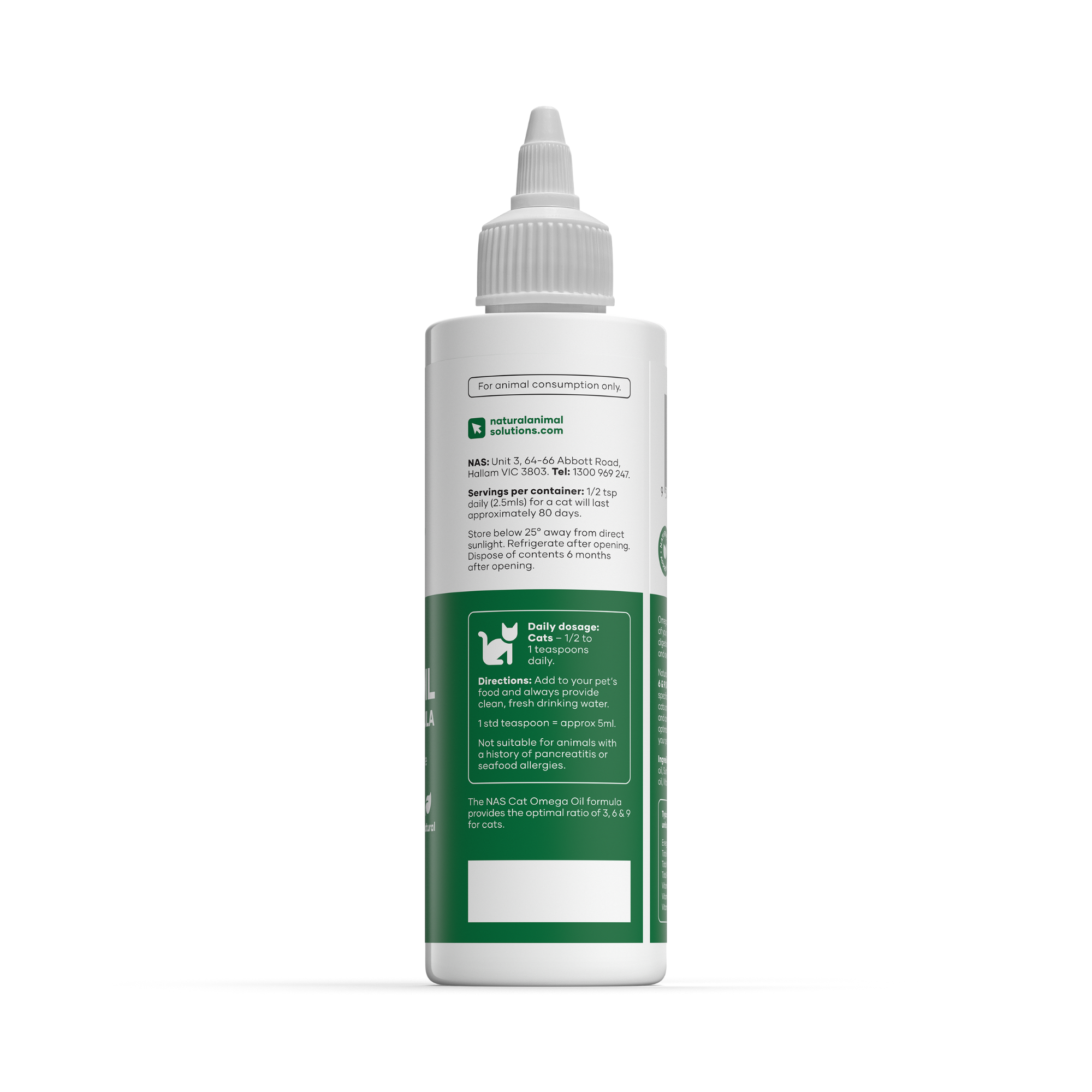 Natural Animal Solutions Omega 3.6.9 Oil Cat 200ml