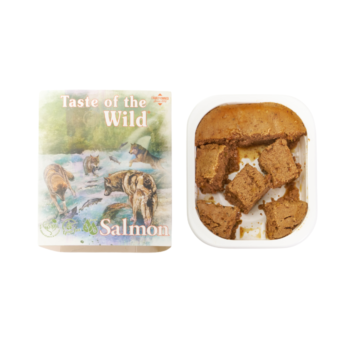 Taste of the Wild Salmon and Herring with Fruit and Vegetables Wet Dog Food Tray 390g x 7