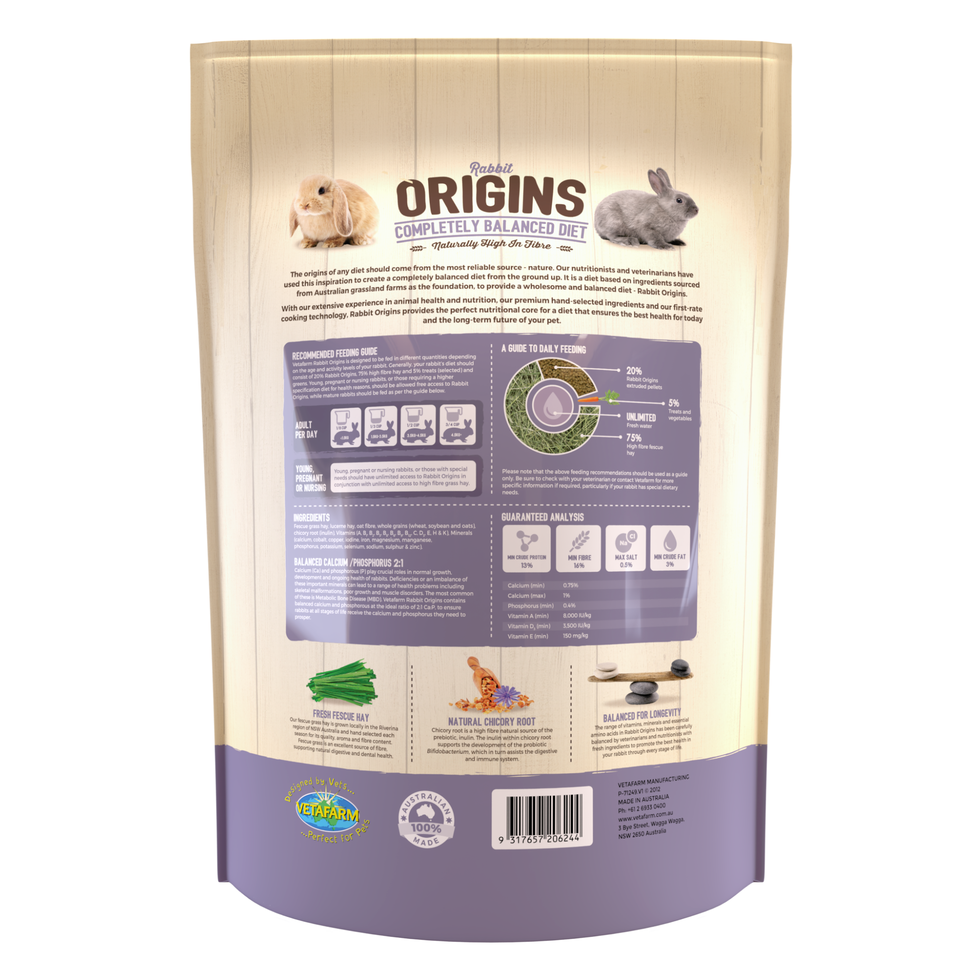 Vetafarm Origins Rabbit Food