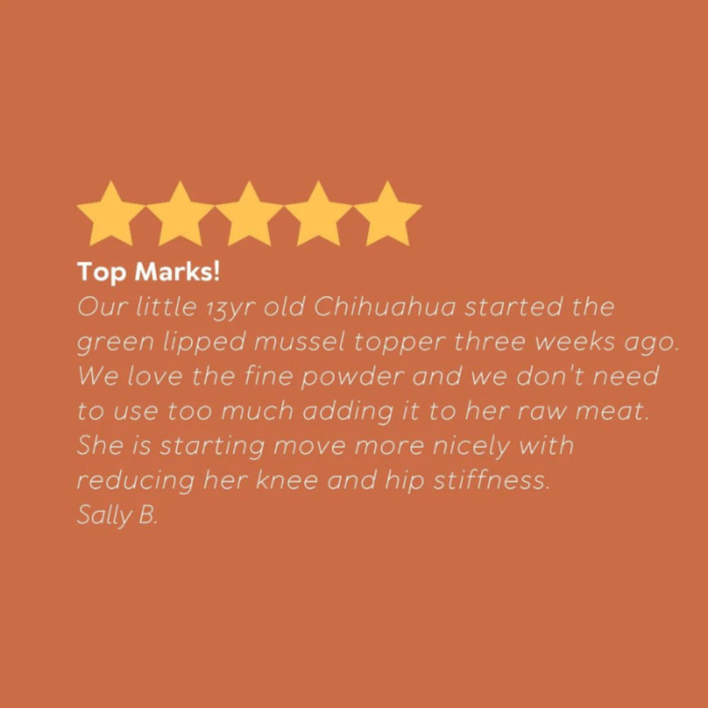 Australian Pet Organics Green Lipped Mussel Powdered Dog Supplement 280g