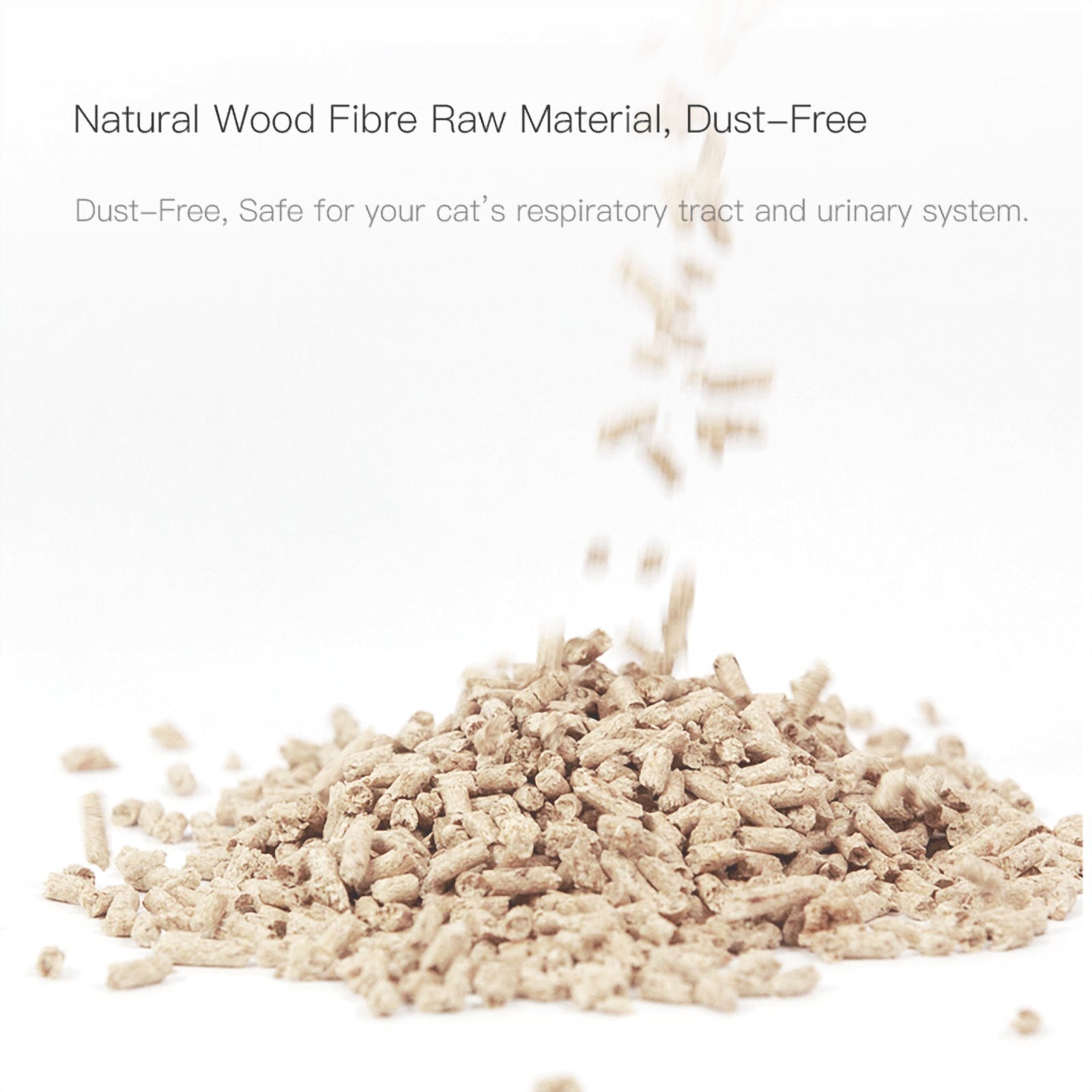 Cature Natural Wood Clumping Smart Pellets Cat Litter