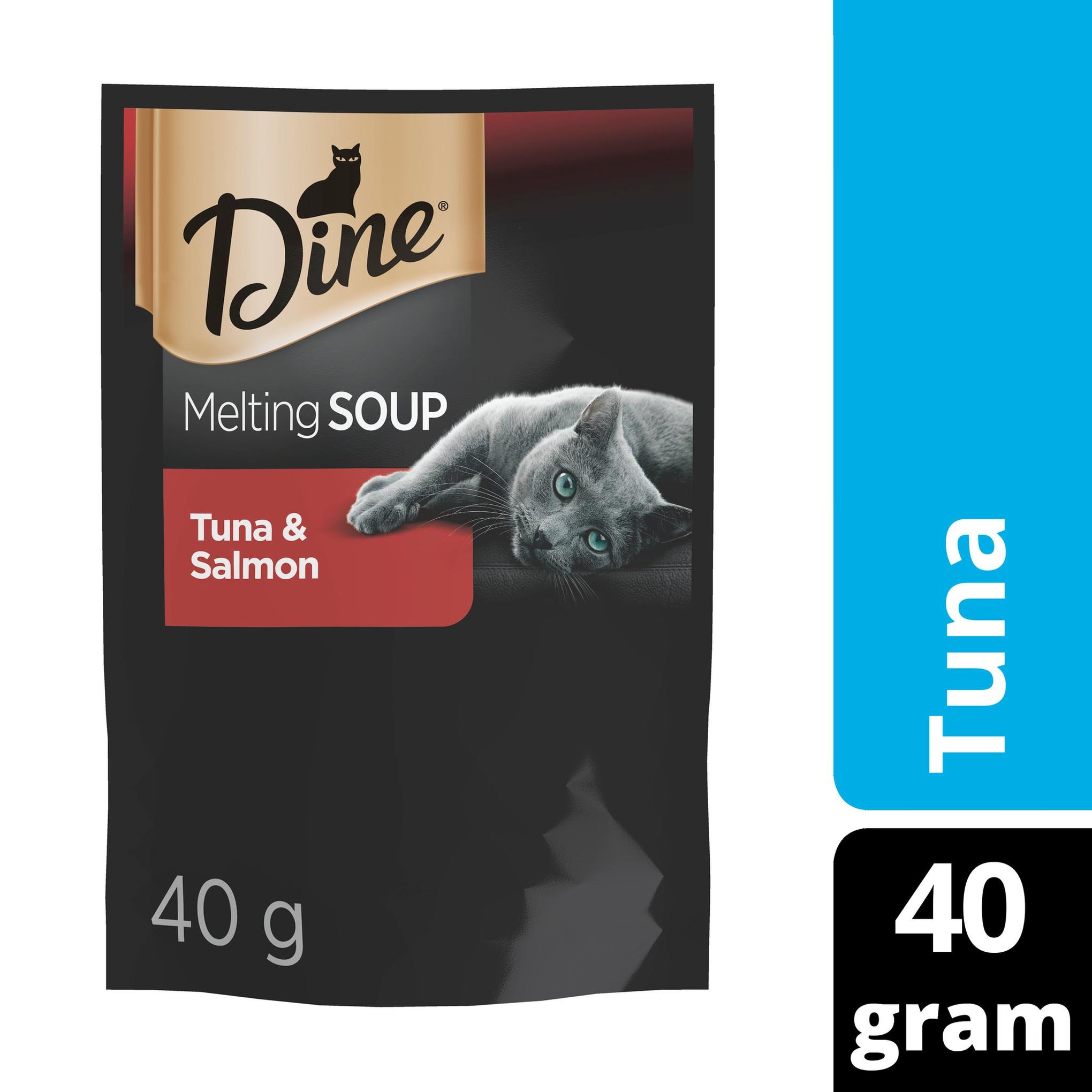 Dine Melting Soups Cat Adult Tuna & Salmon 40g