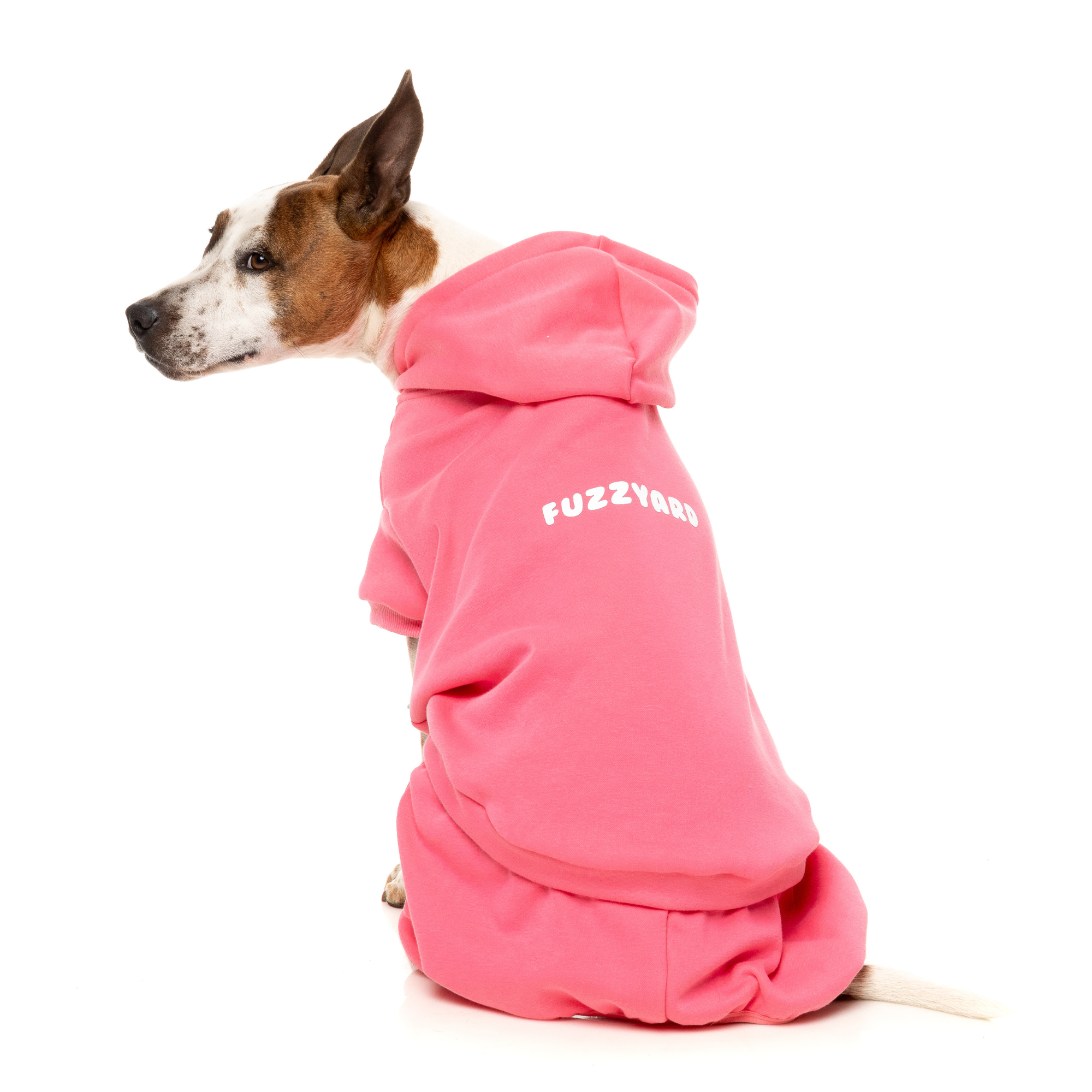 FuzzYard Chillin' Dog Tracksuit Pink