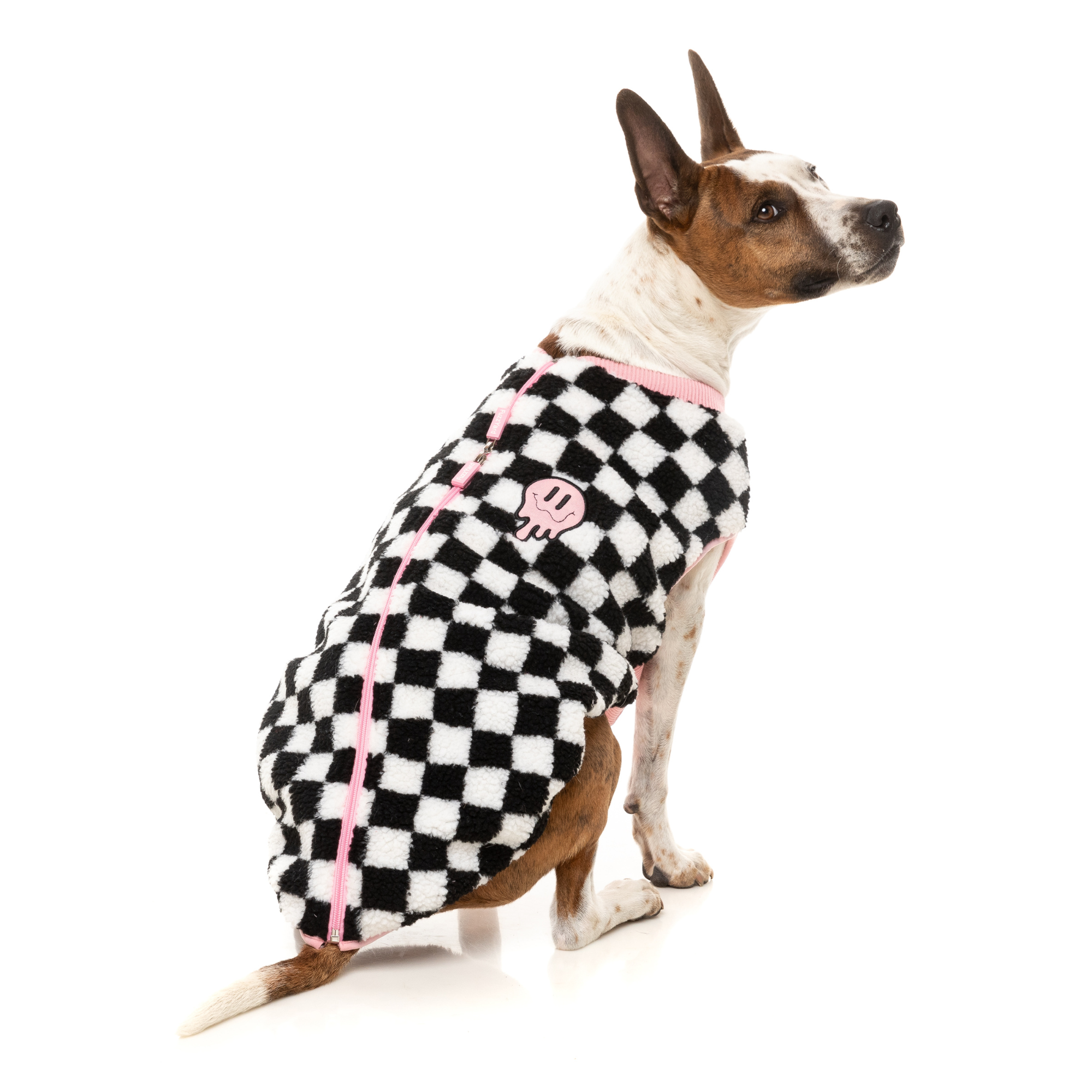 FuzzYard Ollie Dog Jacket Pink