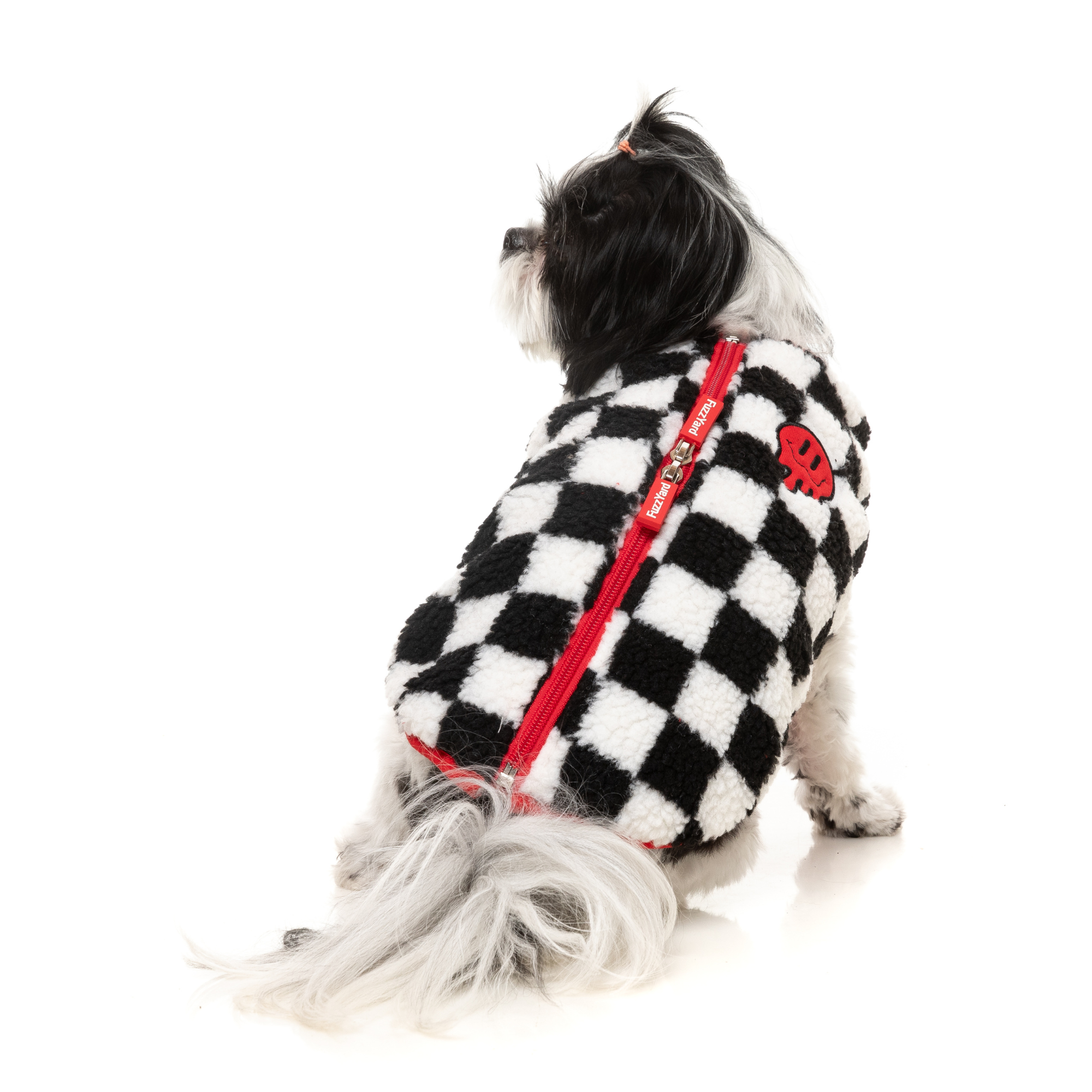 FuzzYard Ollie Dog Jacket Red