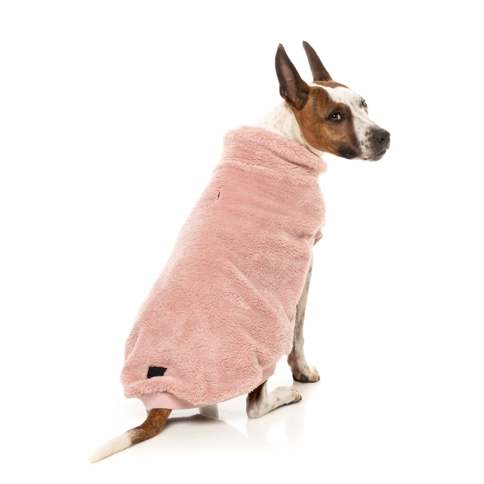 FuzzYard Turtle Teddy Dog Sweater Blossom Pink