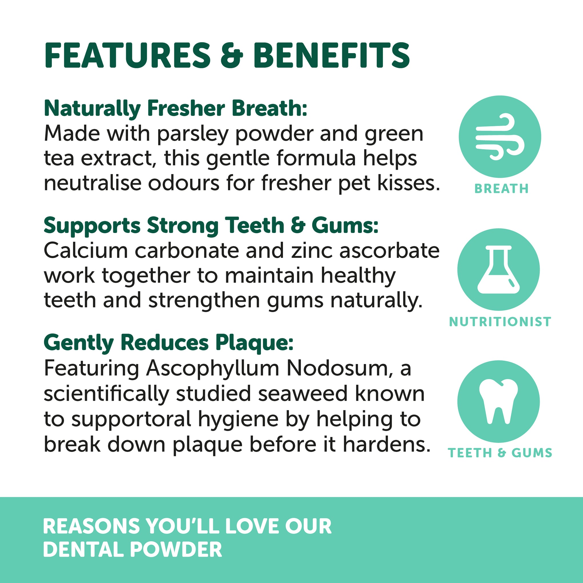 NAS Dental Powder for Dogs and Cats