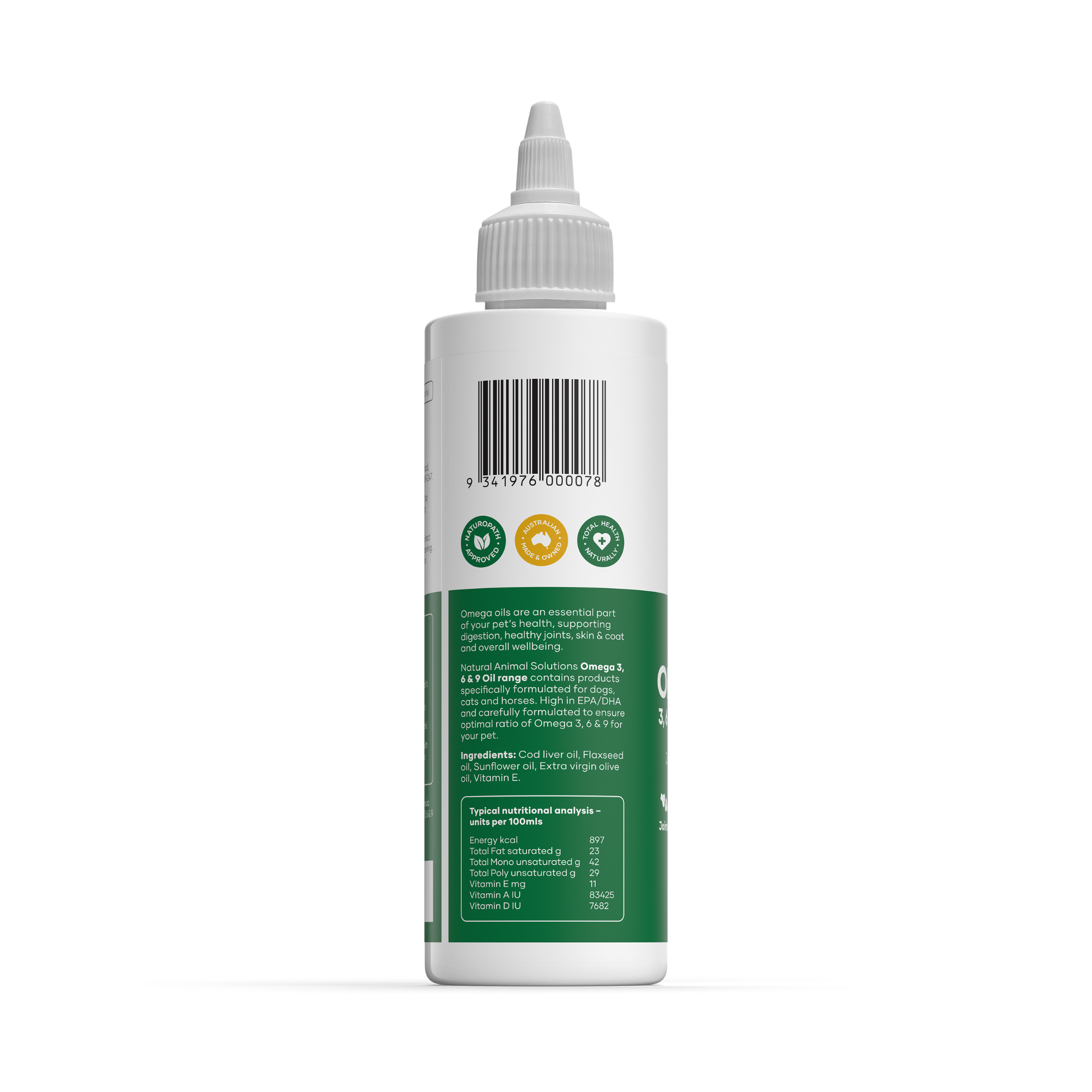Natural Animal Solutions Omega 3.6.9 Oil Cat 200ml