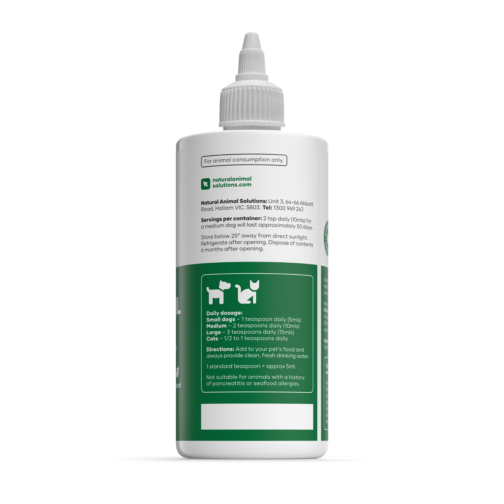 Natural Animal Solutions Omega 3.6.9 Oil Dog 500ml