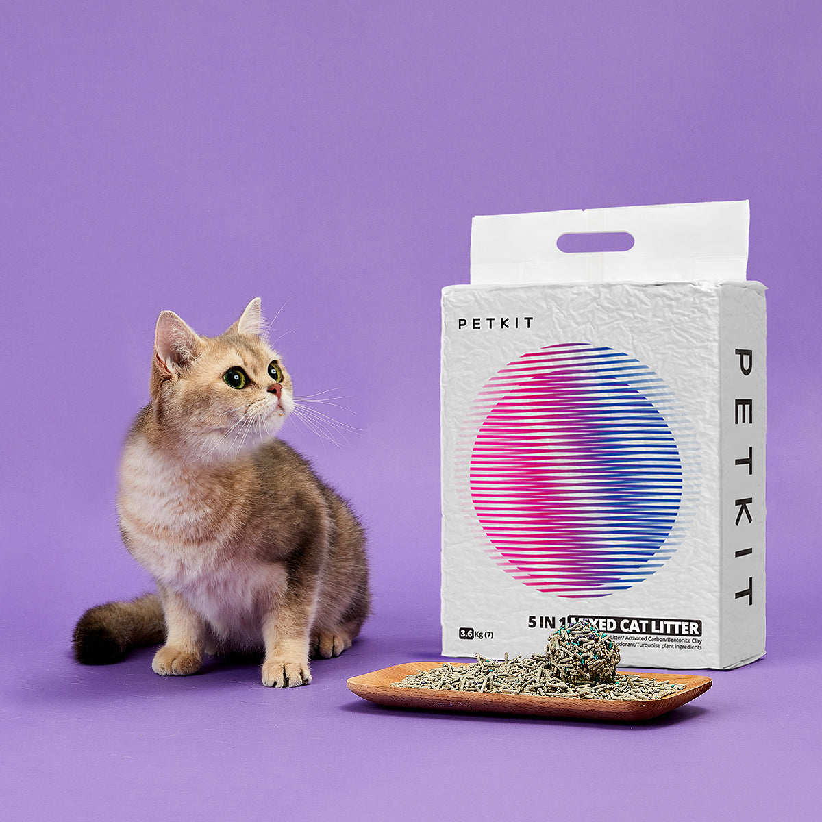 PETKIT 5 in 1 Mixed Tofu Cat Litter 3.6kg x 4