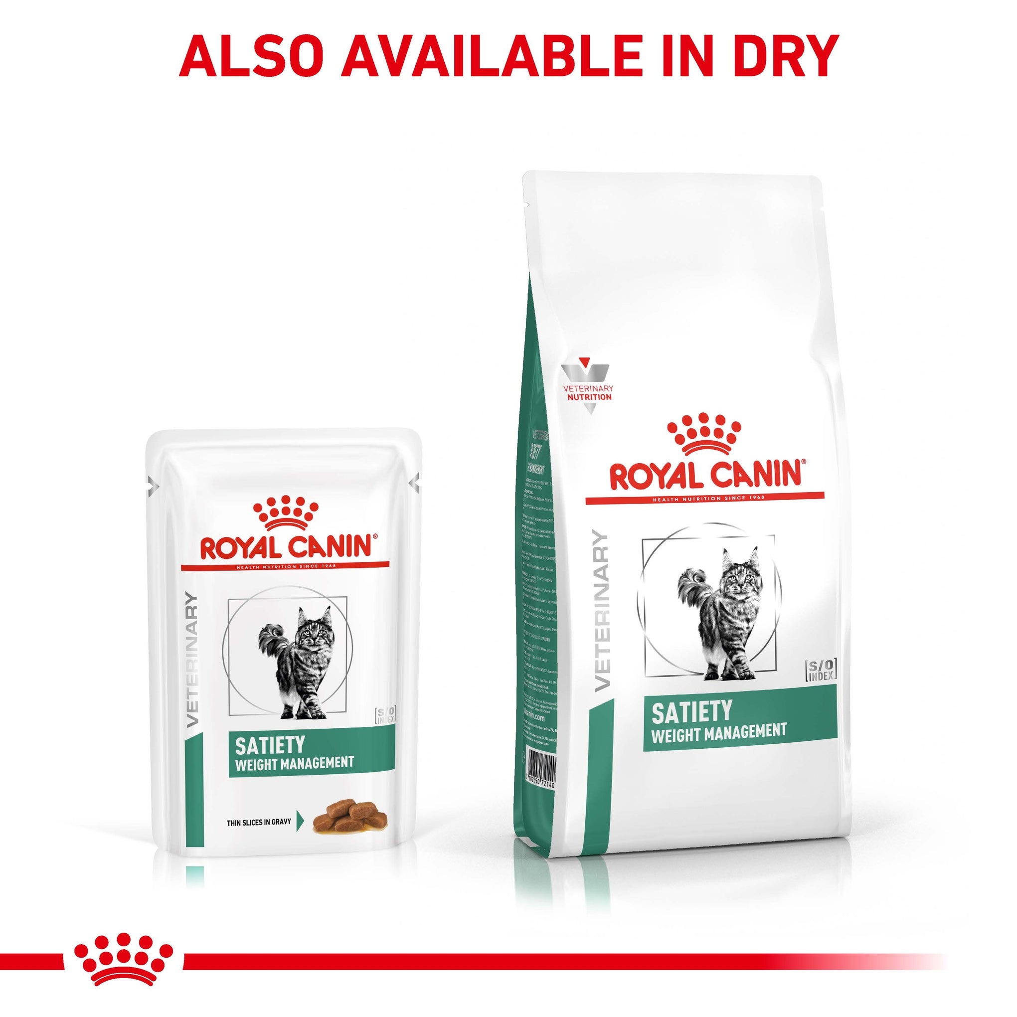 Royal Canin Veterinary Diet Satiety Adult Wet Cat Food 85g x 12