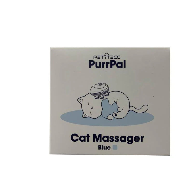 Pettecc PurrPal Pet Massager Blue