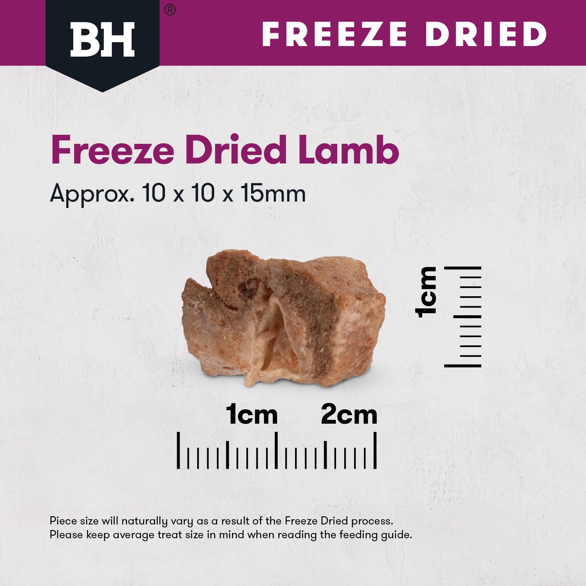 Black Hawk Freeze Dried Lamb Dog Treat 50g