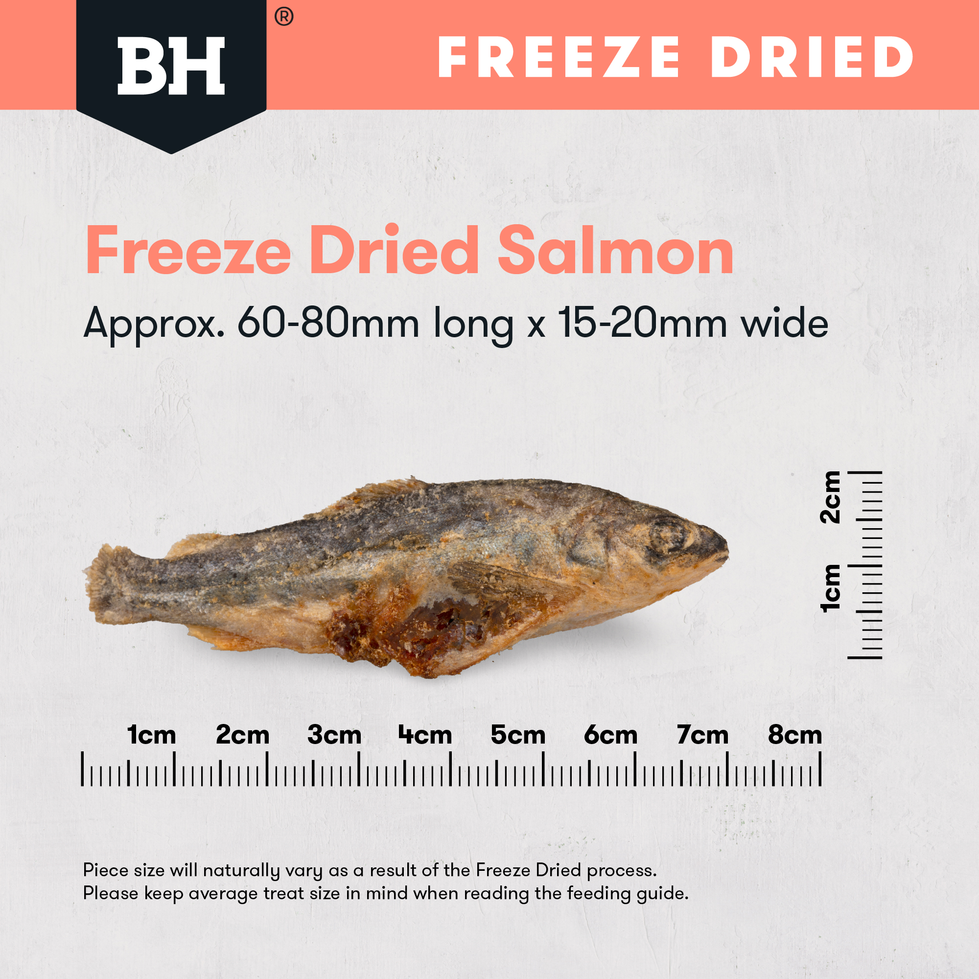 Black Hawk Freeze Dried Whole Salmon Dog Treat 45g
