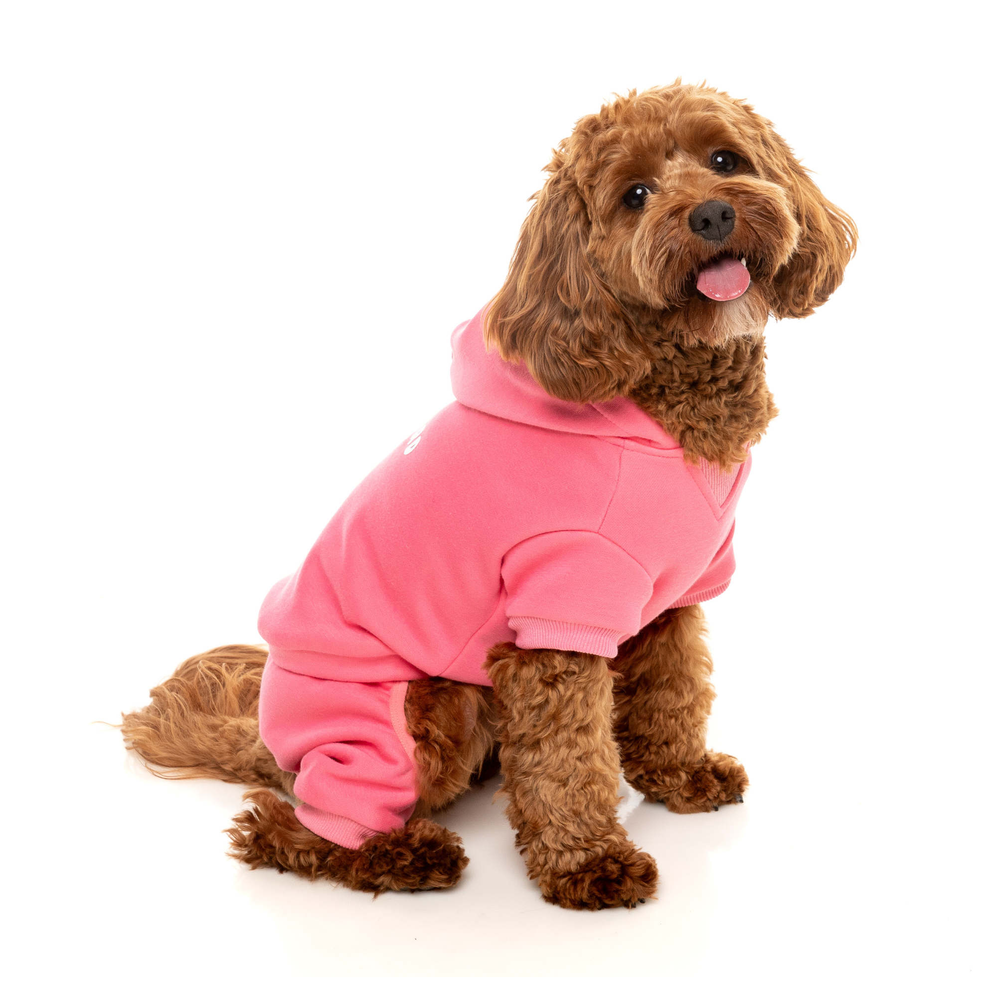 FuzzYard Chillin' Dog Tracksuit Pink