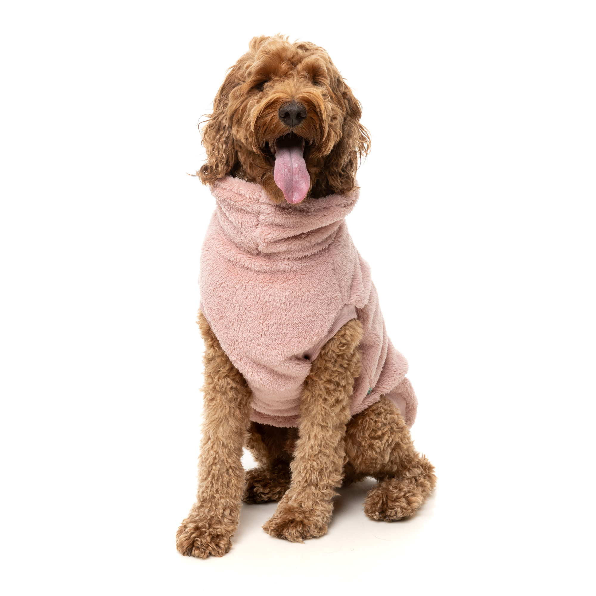 FuzzYard Turtle Teddy Dog Sweater Blossom Pink