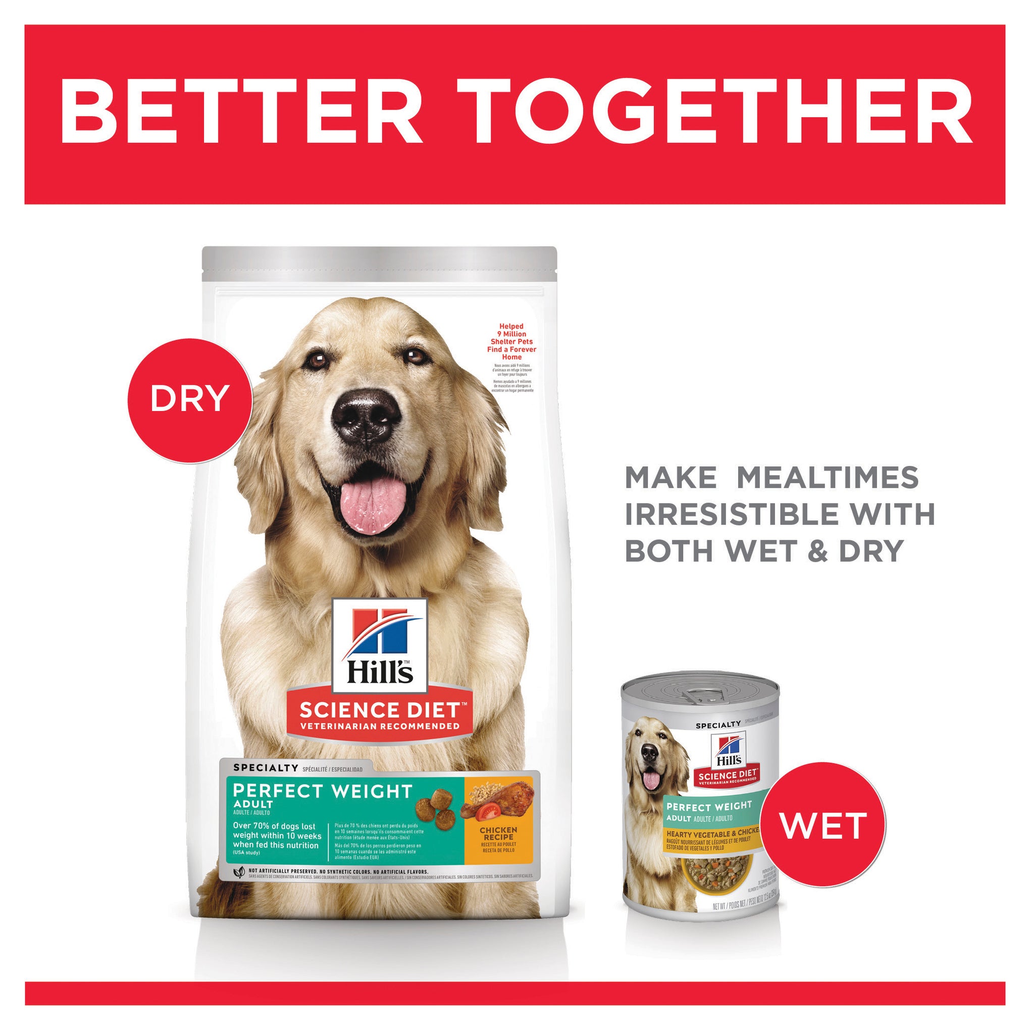 Hill's Science Diet Adult Perfect Weight Dry Dog Food