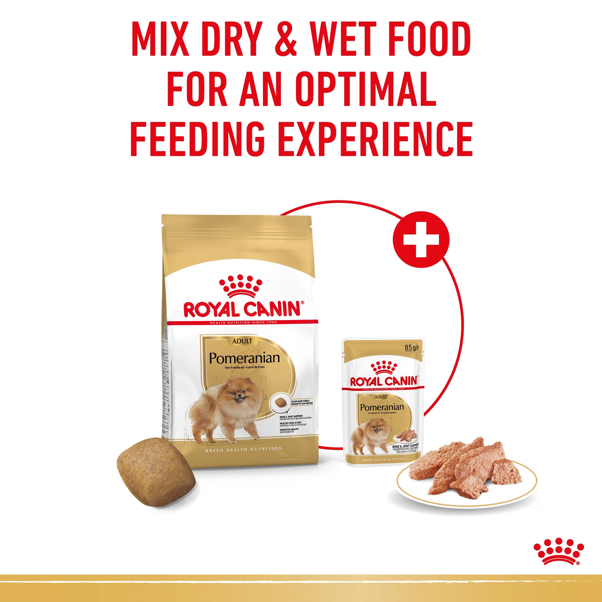 Royal Canin Dog Pomeranian Adult Wet Food Pouches 85g x 12