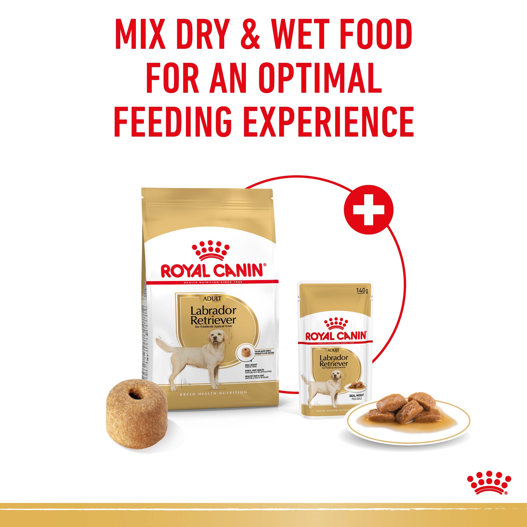 Royal Canin Labrador Retriever Wet Dog Food Pouches 140g x 10