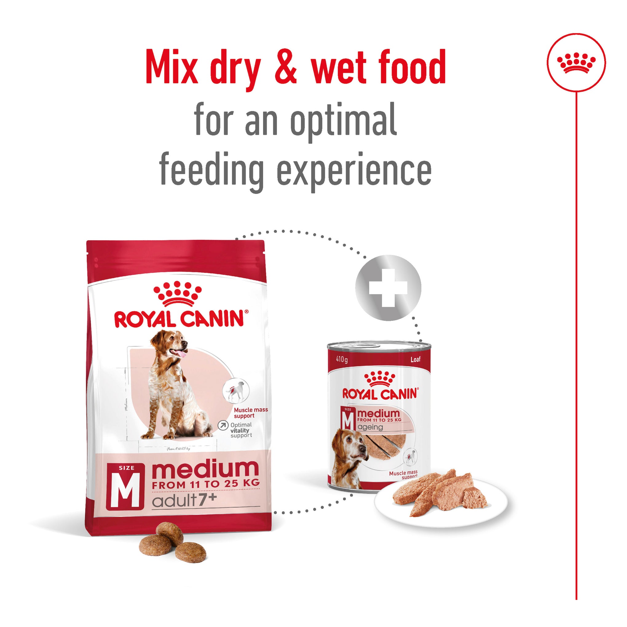 Royal Canin Medium Adult 7+ Dry Dog Food 15kg
