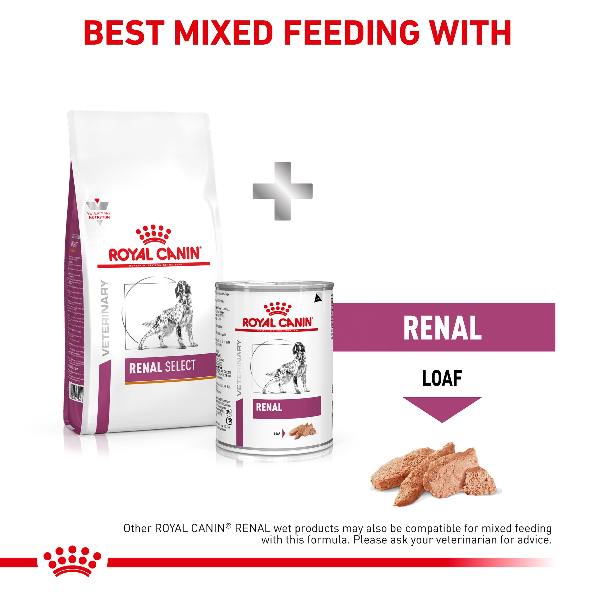 Royal Canin Veterinary Diet Renal Select Adult Dry Dog Food 2kg