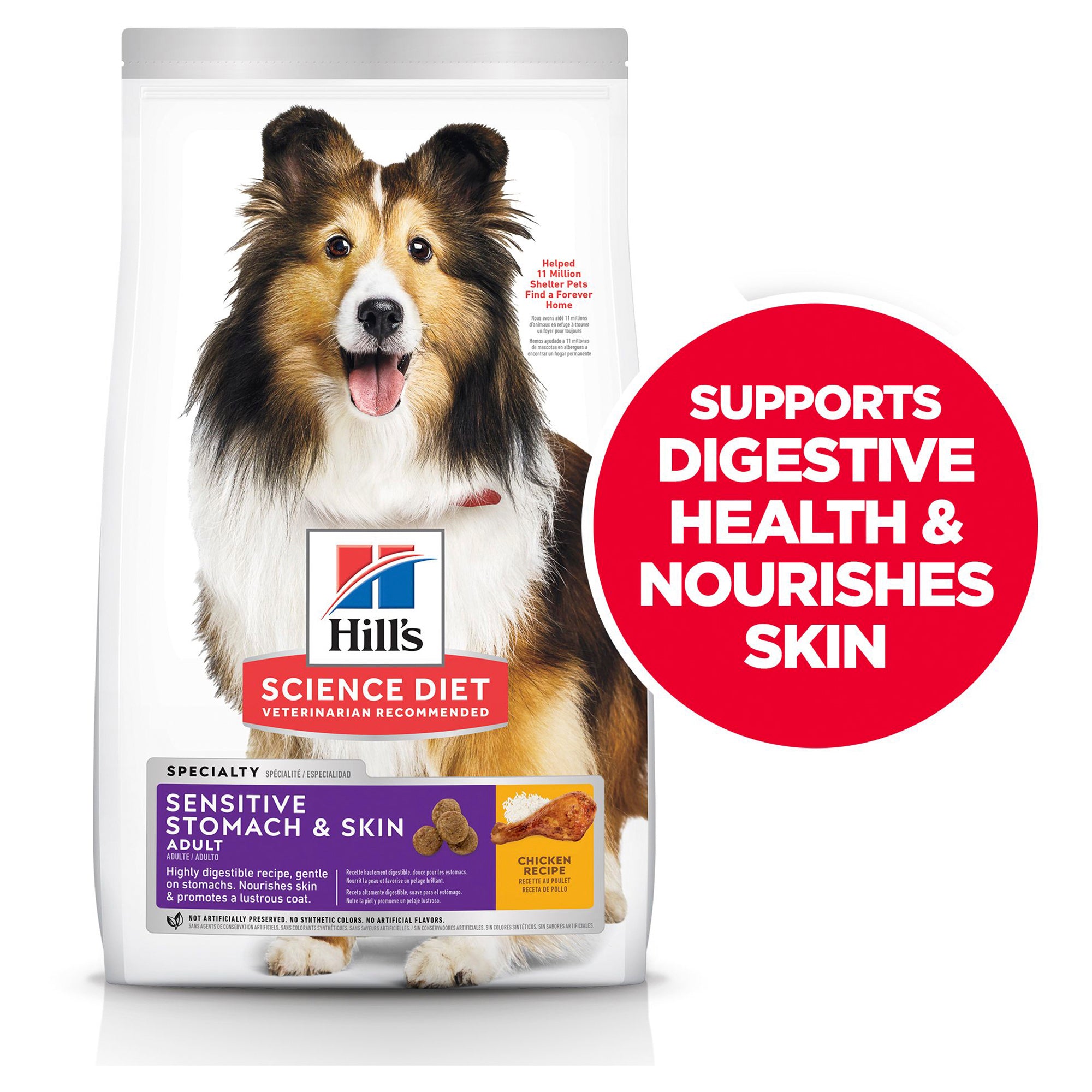 Hills sensitive skin dog food hotsell