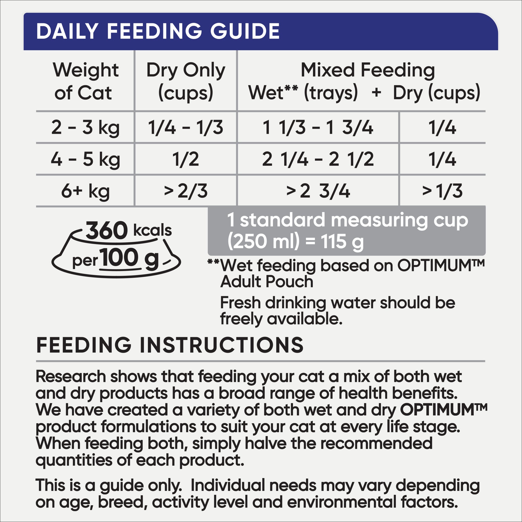 Optimum Cat Adult Dry Food Chicken Furball 800g