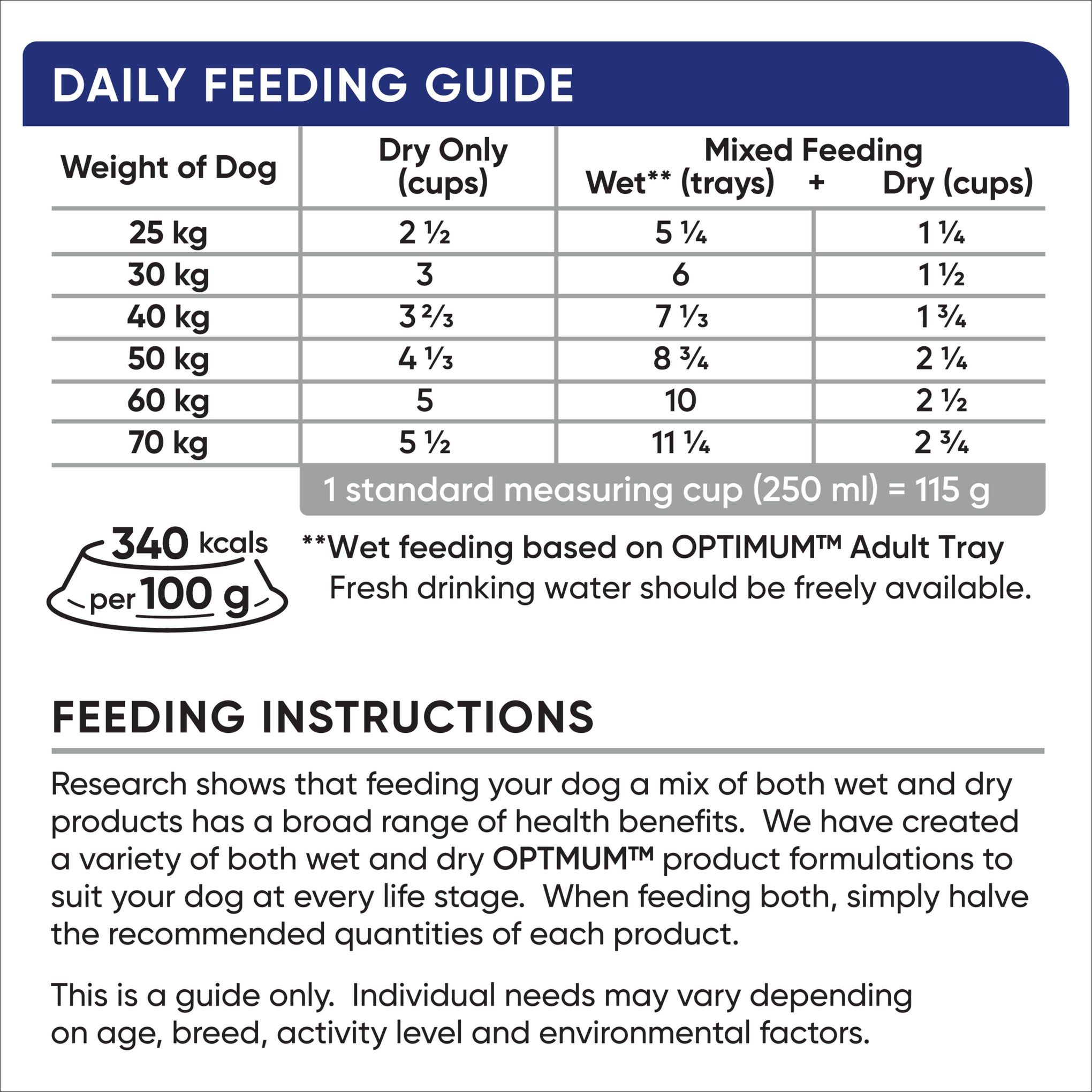 Optimum Chicken Vegetables And Rice Large Breed Adult Dry Dog Food 18kg