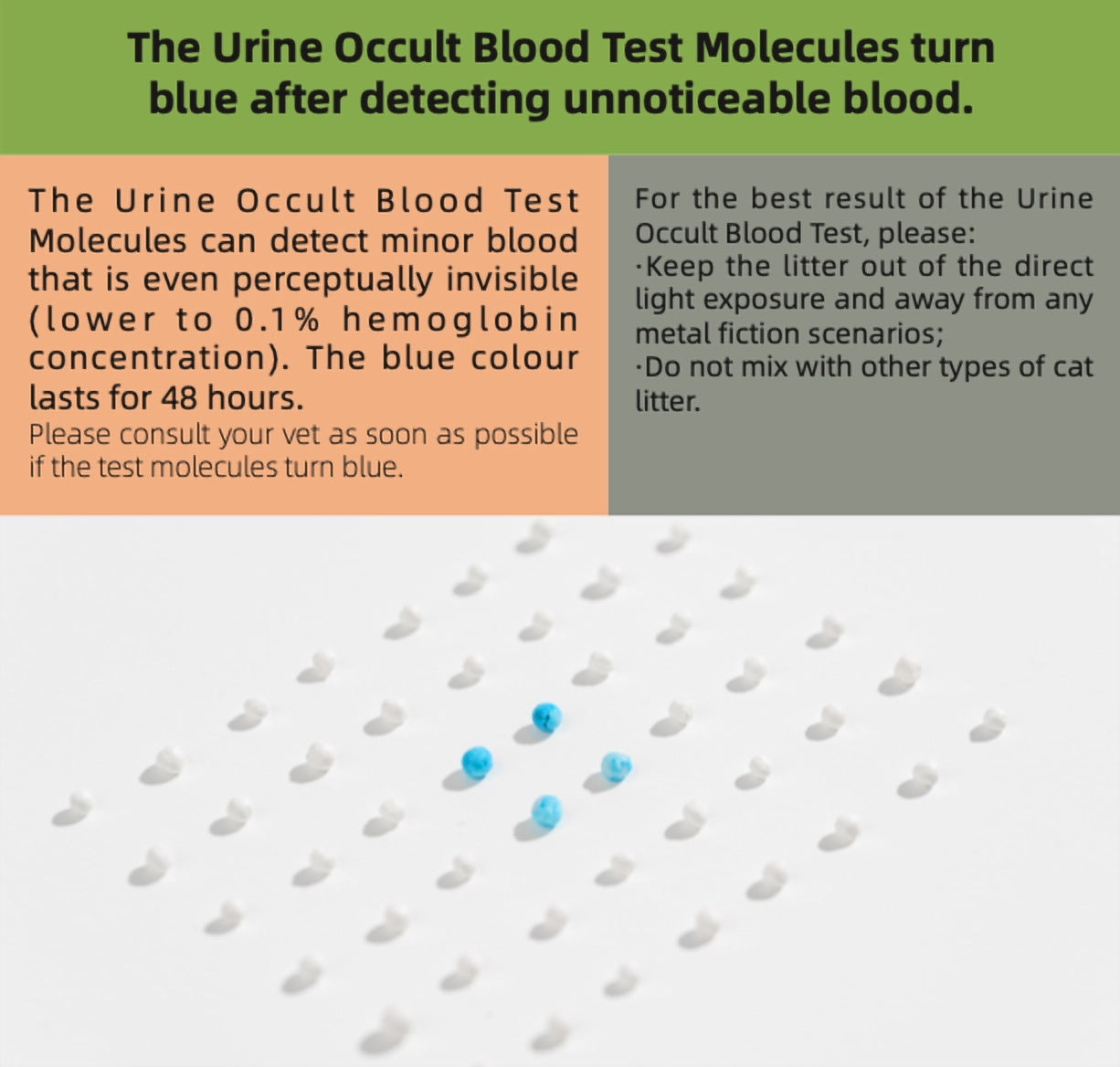 PIDAN Urine Blood Test and Hematuria Detection Tofu Cat Litter 2.4kg x 4