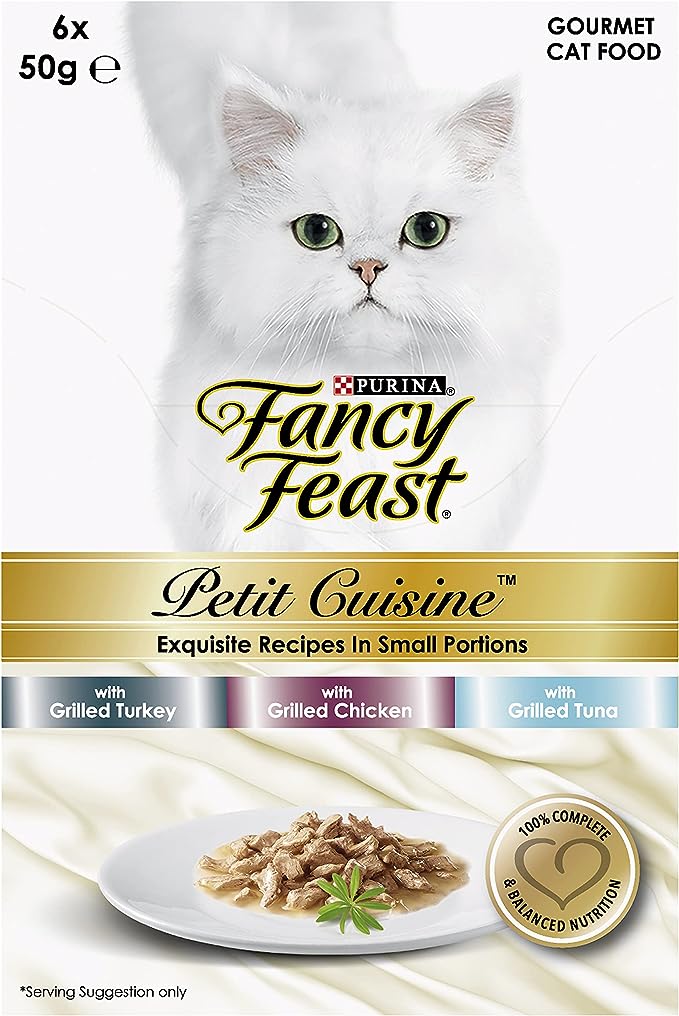 Fancy Feast Petite Delights Chicken Turkey Tuna Variety Pack Adult Wet