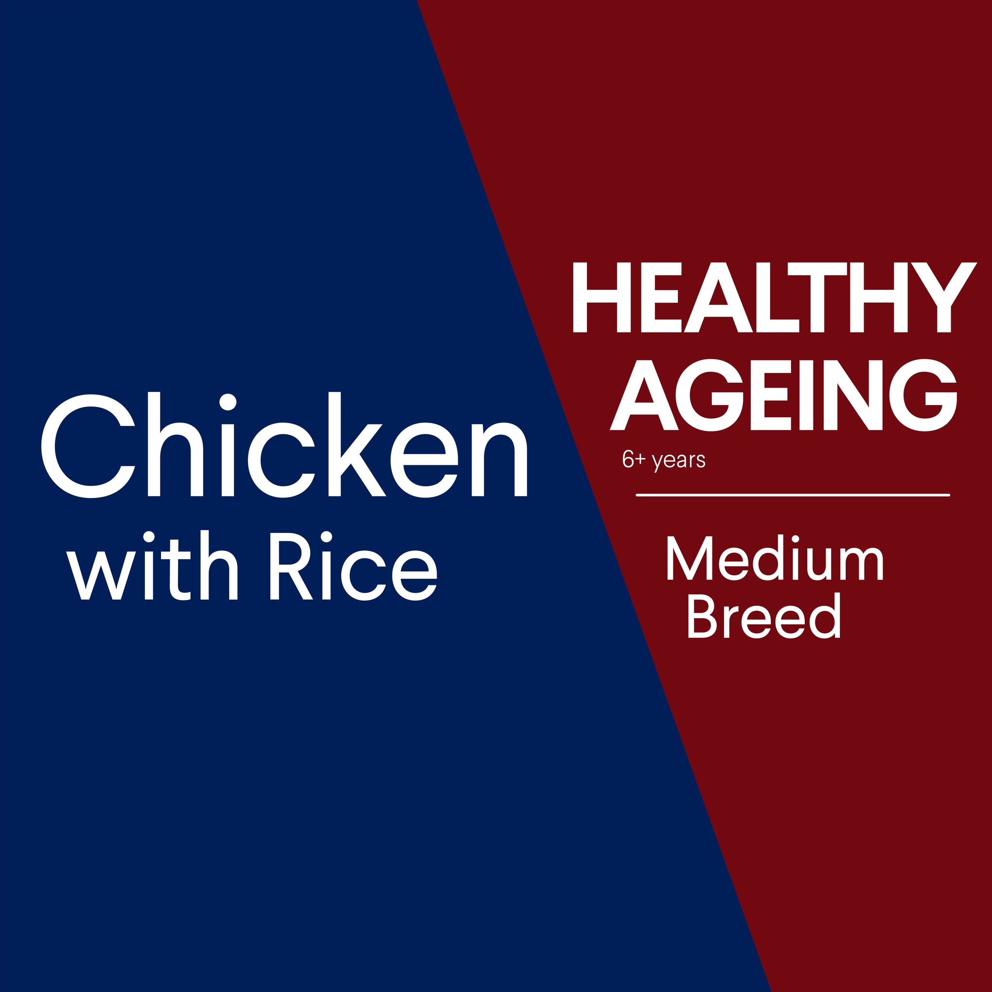 Advance Chicken and Rice Healthy Ageing Medium Breed Dry Dog Food