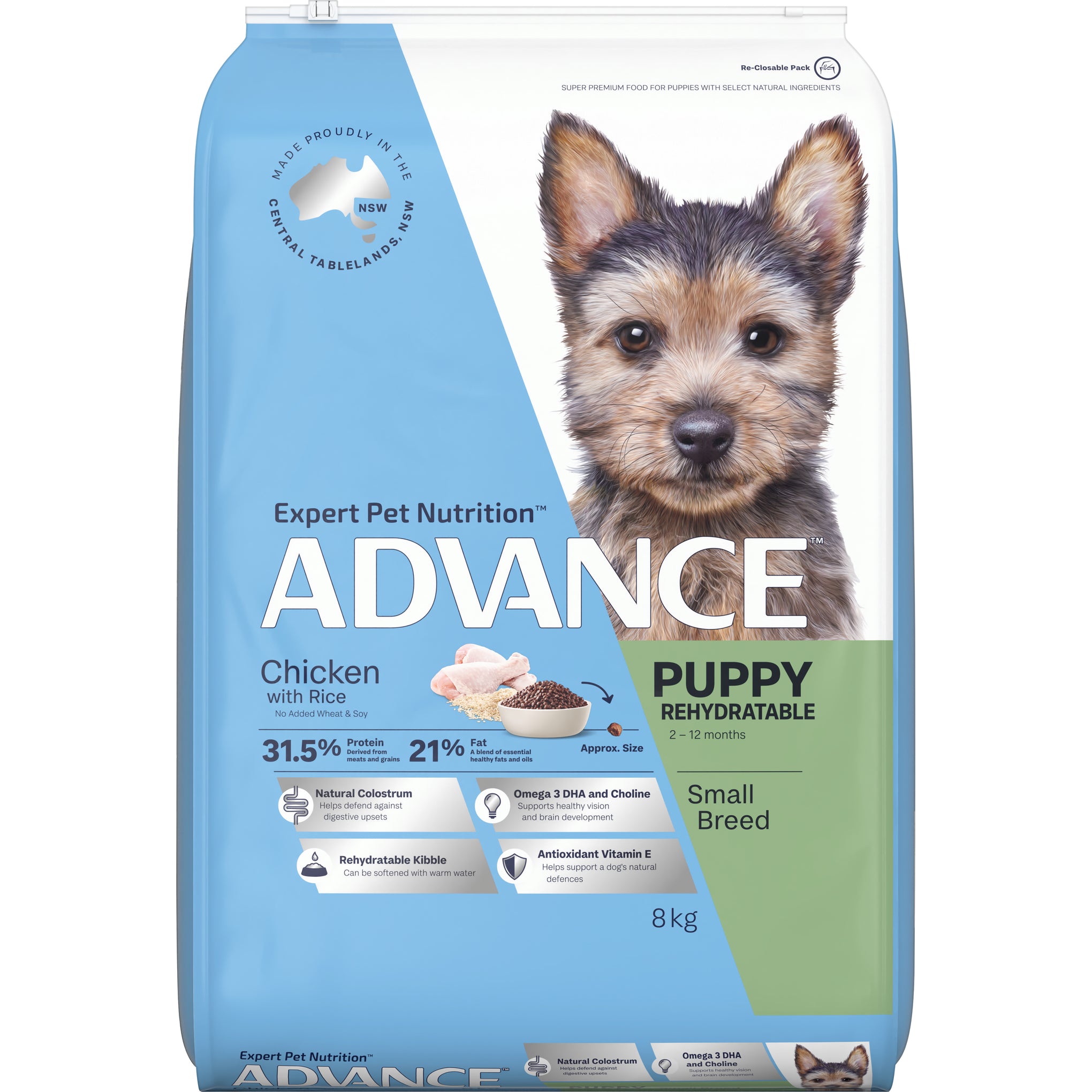 Advance Chicken and Rice Small Breed Puppy Rehydratable Dry Dog Food