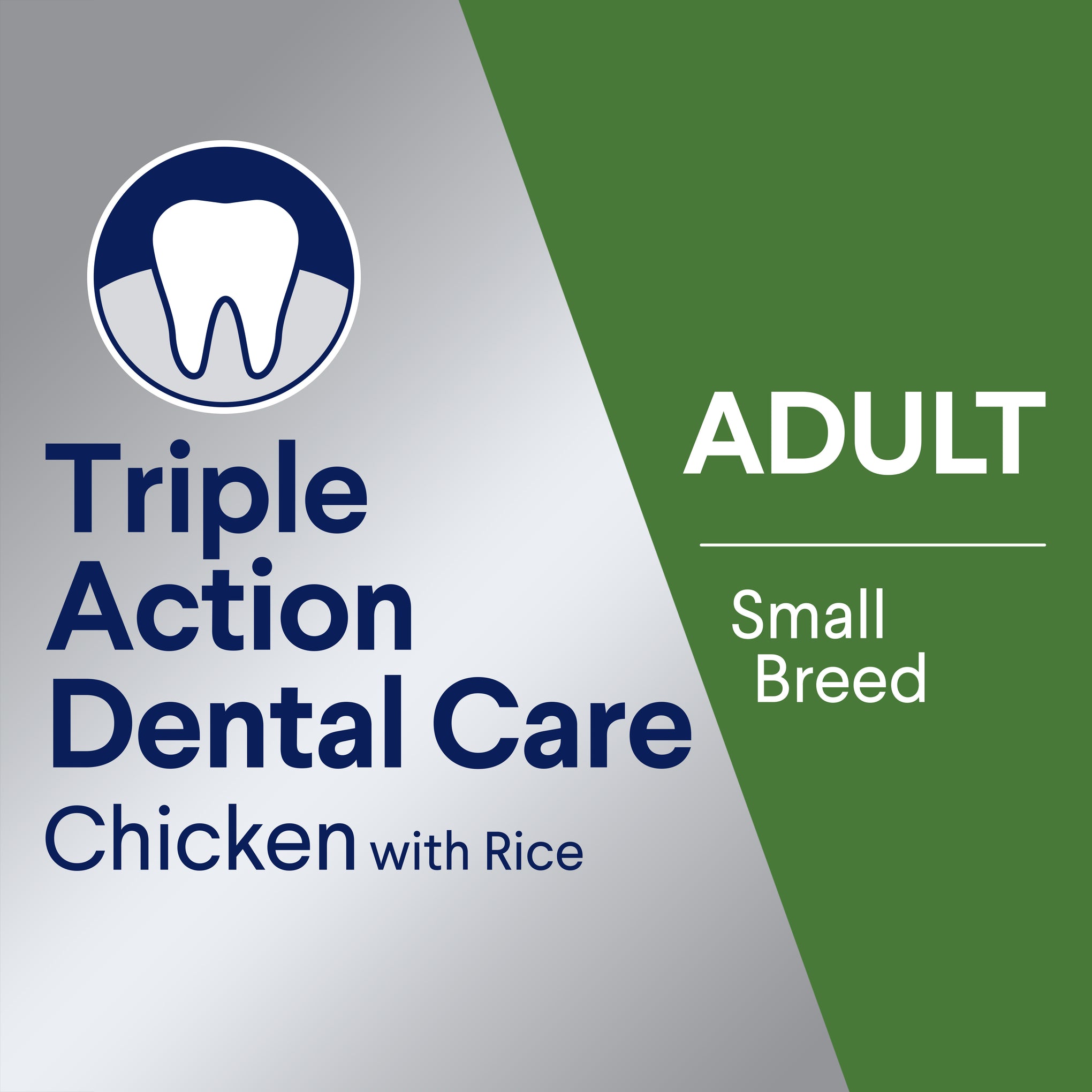 Advance Chicken and Rice Triple Action Dental Health Care Small Breed Adult Dry Dog Food 2.5kg