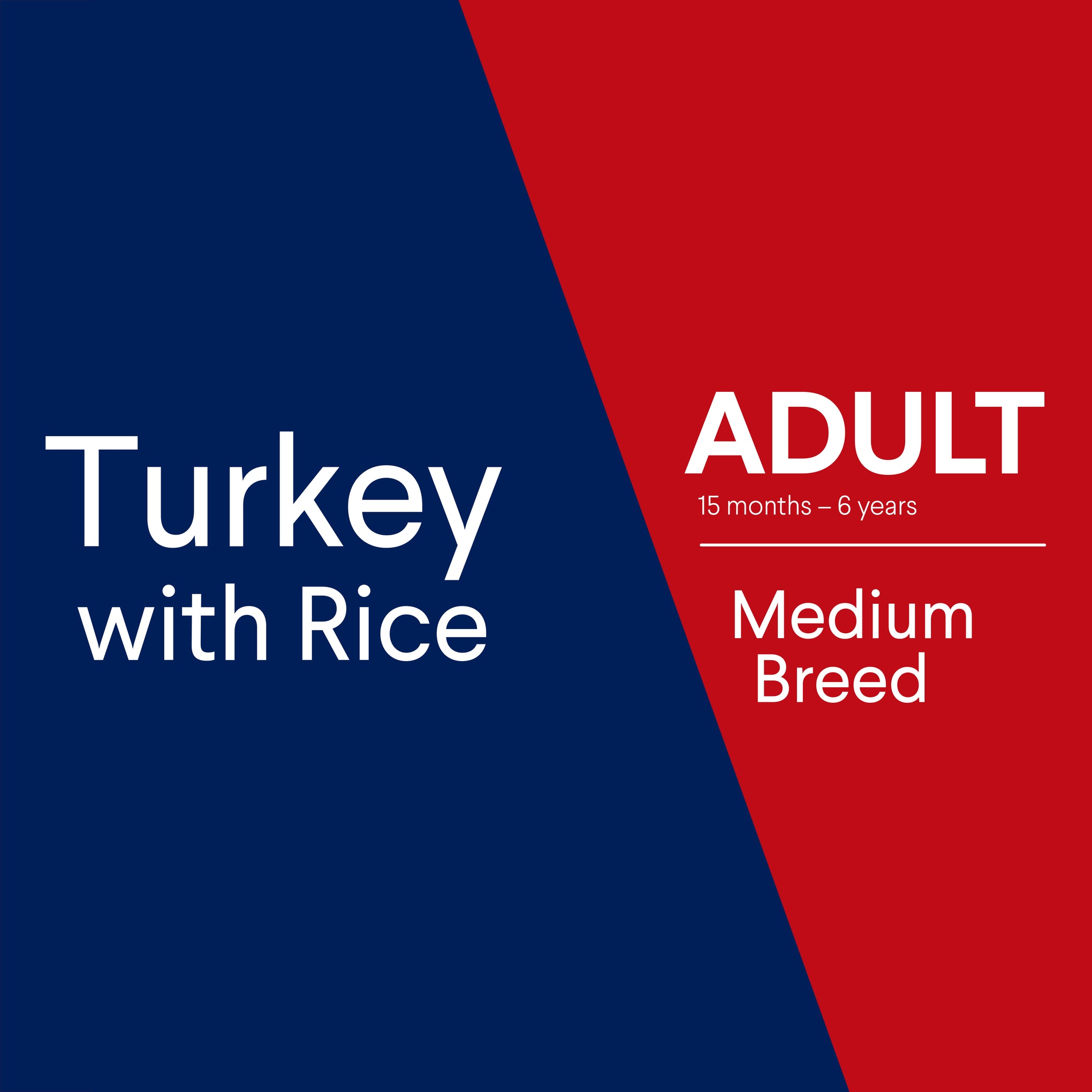 Advance Turkey And Rice Adult Medium Breed Dry Dog Food 20kg