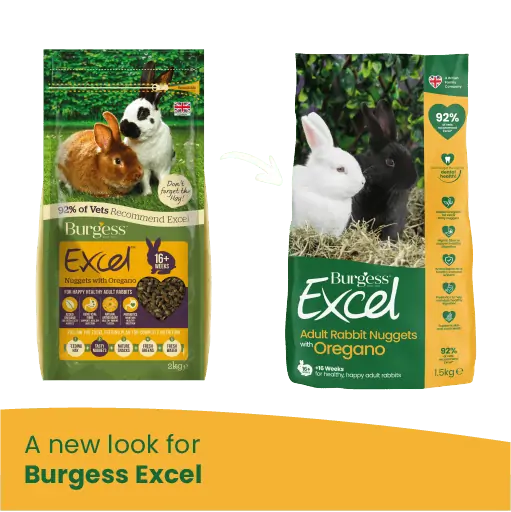 Burgess Excel Adult Oregano Rabbit Nuggets 1.5kg