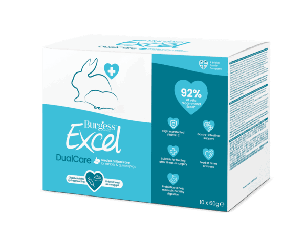 Burgess Excel DualCare Recovery Diet for Rabbits & Guinea Pigs 10 pack