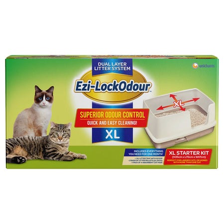 Ezi-LockOdour Dual Layer Cat Litter System Extra Large Cat Litter Tray