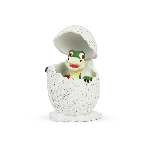 Fish Tank TV Jurassic EggoSaurus Aquarium Ornament