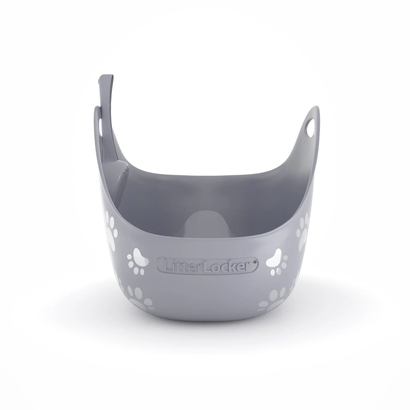 LitterLocker Cat Litter Box With Scoop Grey