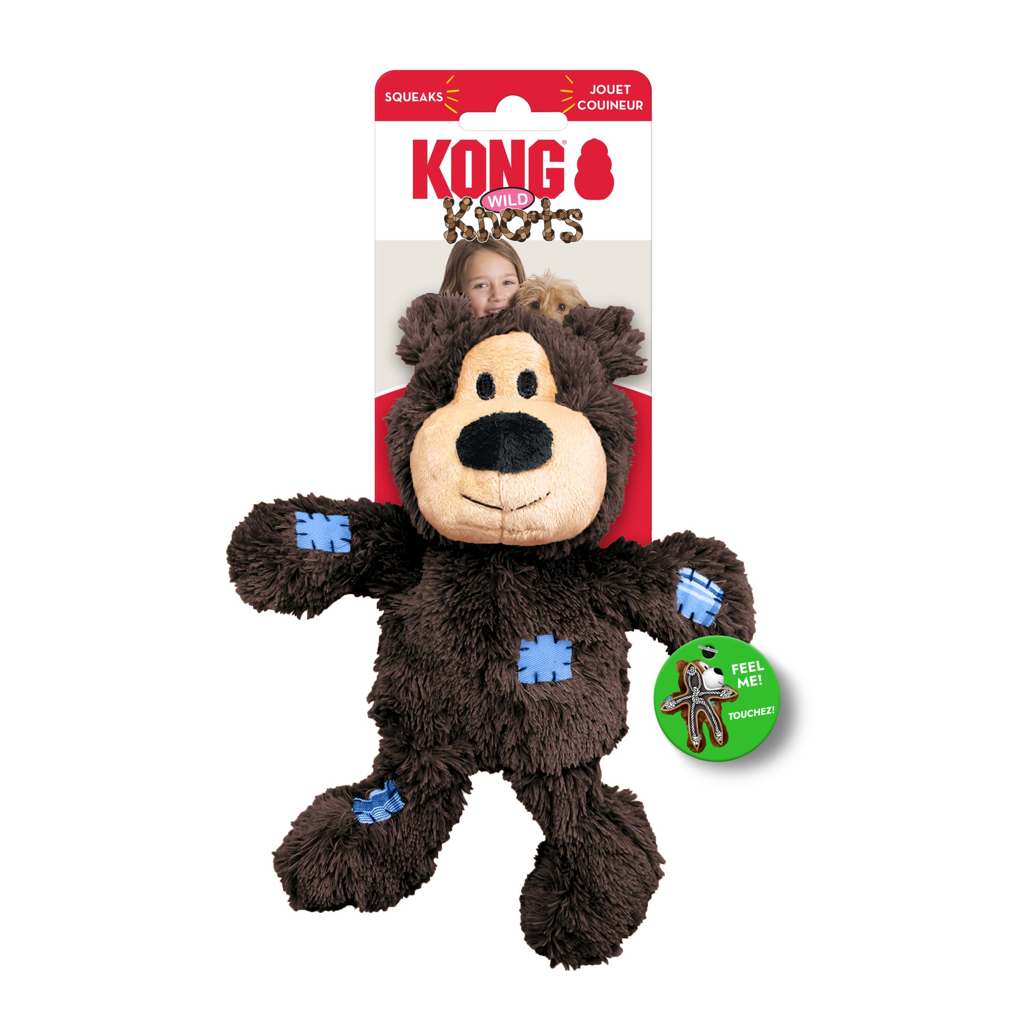 KONG Wild Knots Bear Dog Toy