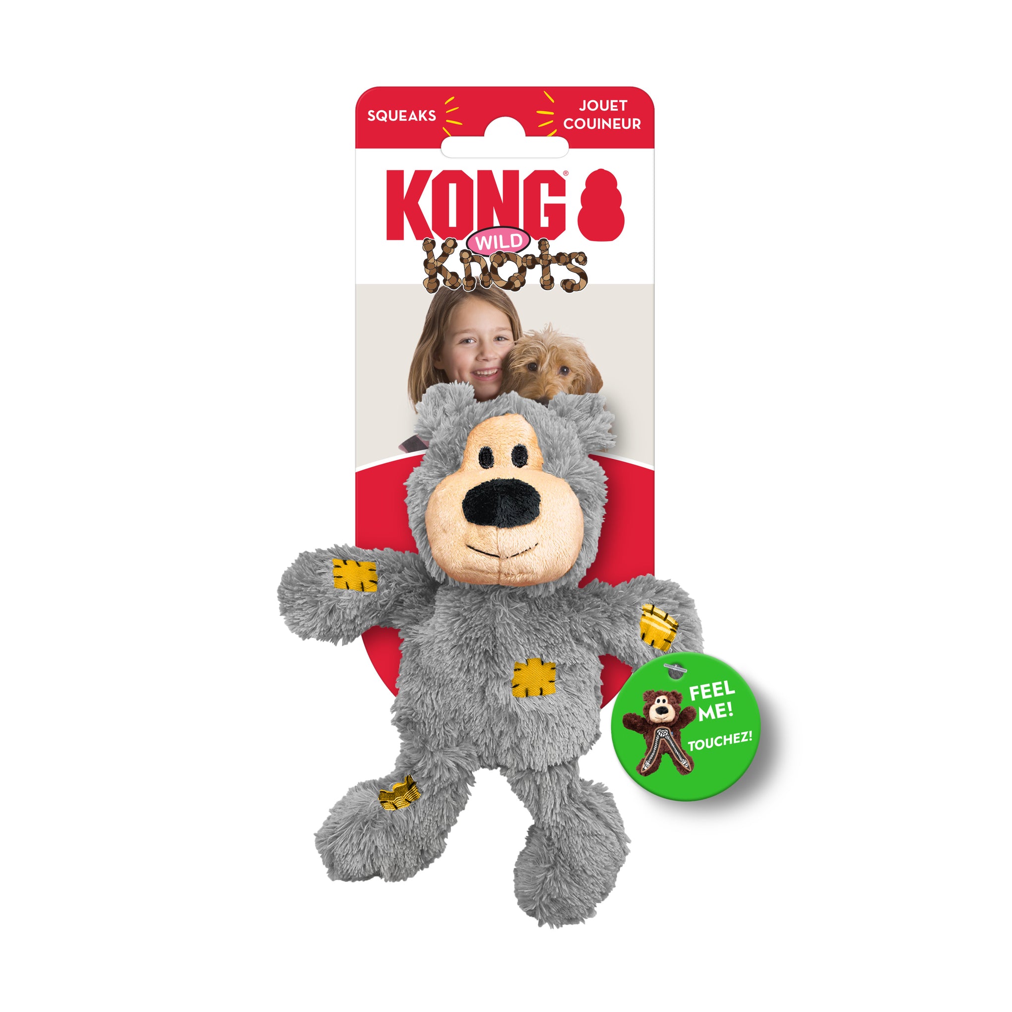 KONG Wild Knots Bear Dog Toy
