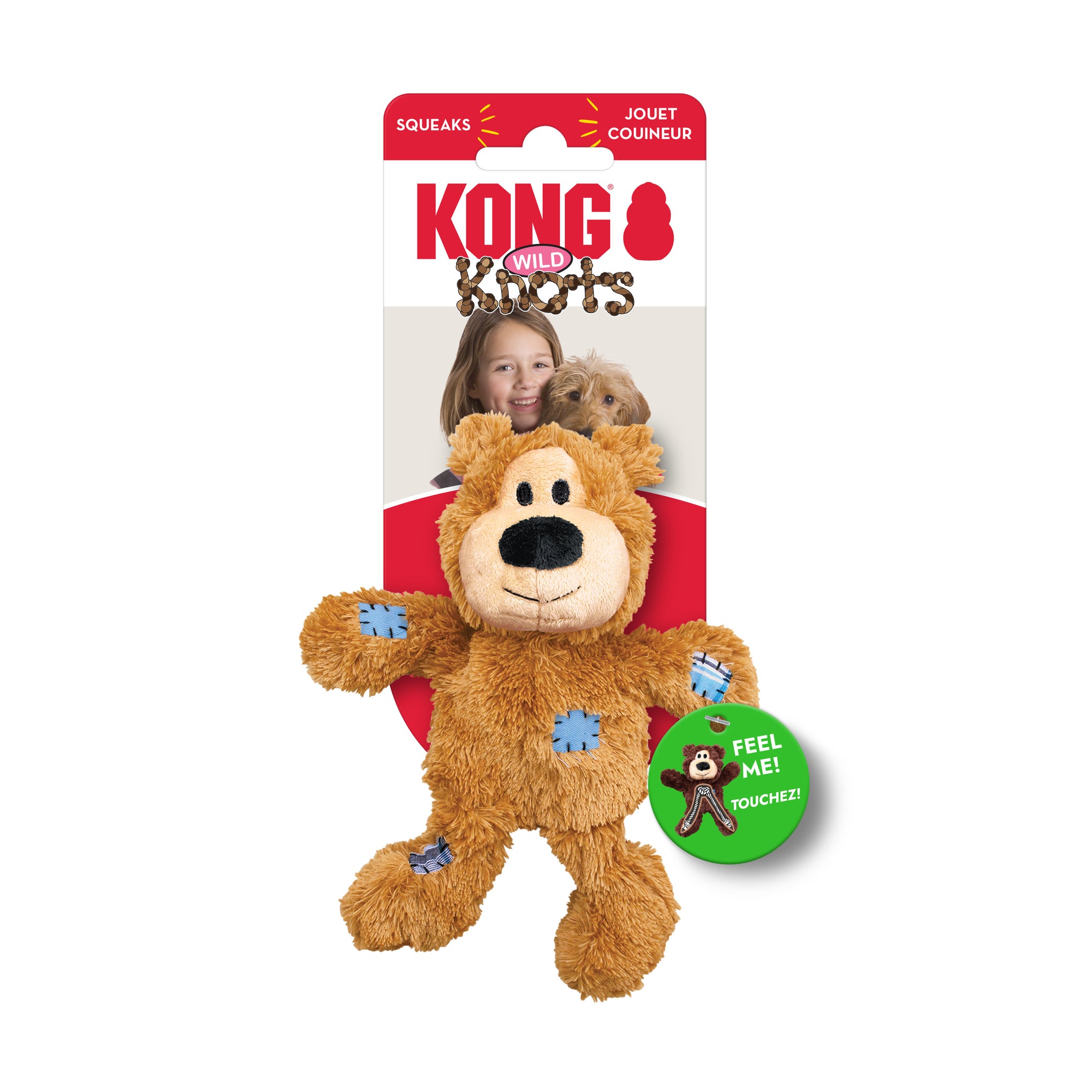KONG Wild Knots Bear Dog Toy