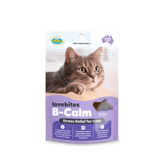 Vetafarm Lovebites Cat B-Calm Chews 60 Chews
