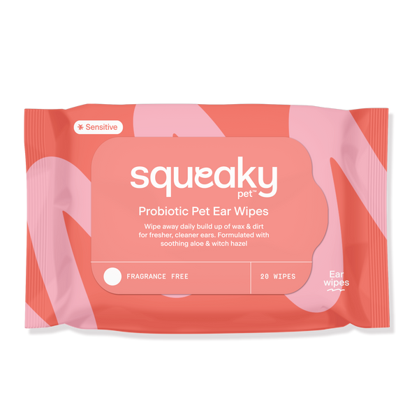 Squeaky Pet Probiotic Pet Ear Wipes 20pk
